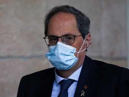 El presidente de la Generalitat de Cataluña, Quim Torra.