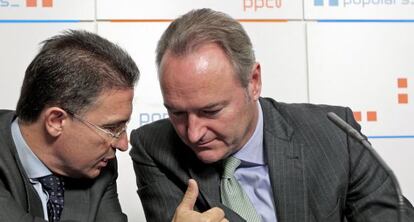 Fabra y Castellano en la junta directiva del PP en Valencia.