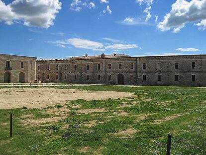 La plaza de armas de la fortaleza de Sant Ferran de Figueres.