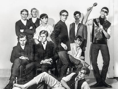 John Pawson with his classmates at Eton.