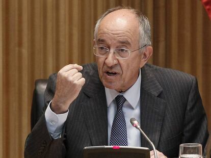 El exgobernador del Banco de Espa&ntilde;a Miguel Angel Fern&aacute;ndez Ord&oacute;&ntilde;ez. 