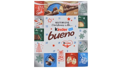 Calendario de adviento de Kinder.