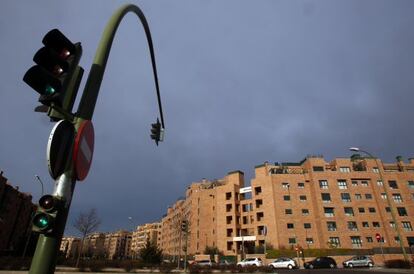 Viviendas en el bario de Sanchinarro, en el distrito de Hortaleza de Madrid.