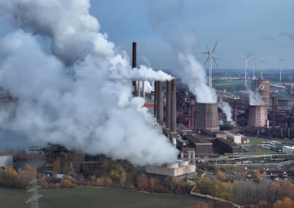 Acería alemana de Salzgitter AG, uno de los mayores productores de acero de Europa.