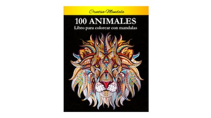 Libro de colorear para adultos 100 Animales Mandalas