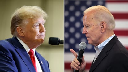 Donald Trump y Joe Biden.