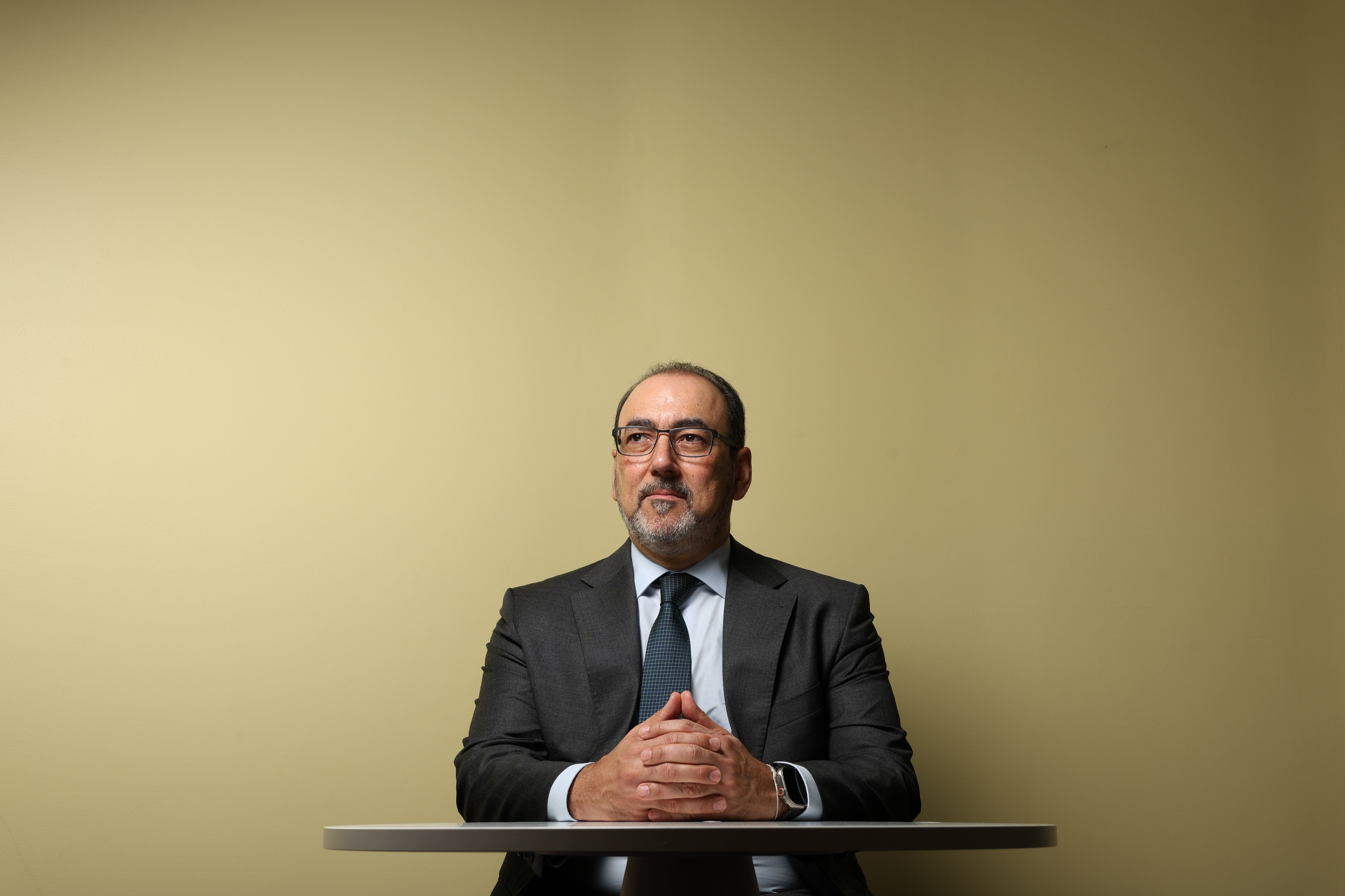 Sergio Díaz-Granados, presidente del Banco de Desarrollo de América Latina y el Caribe (CAF), el lunes 5 de octubre en Madrid.