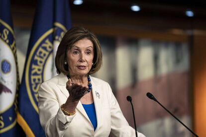 Nancy Pelosi, la semana pasada en el Congreso de Estados Unidos.