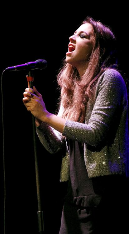 Leonor Watling, en un momento del concierto