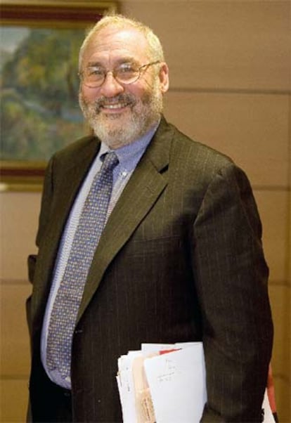 Joseph Stiglitz, durante la entrevista.