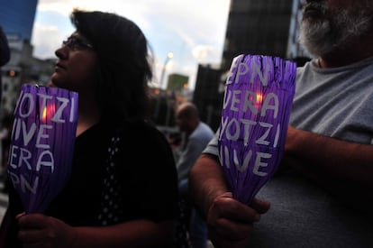 A la protesta acudieron estudiantes llegados de 39 centros educativos de todo México