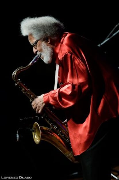 Sonny Rollins en el Palau de la Música.