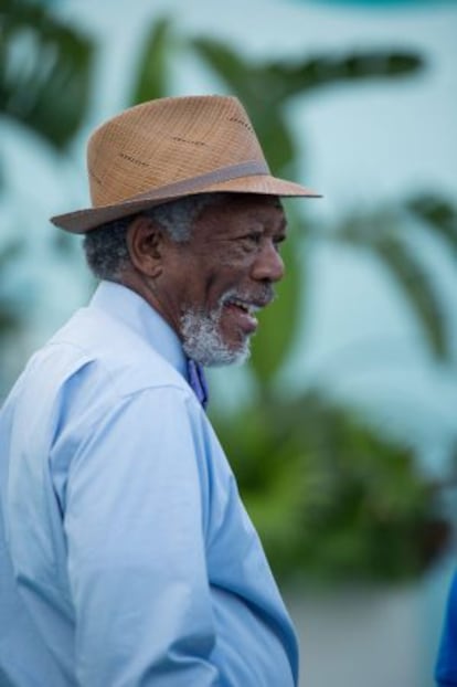 El actor Morgan Freeman.