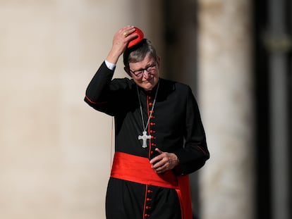 El cardenal Rainer Maria Woelki en la plaza de San Pedro del Vaticano en octubre de 2022.