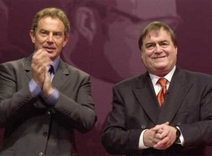 Tony Blair y John Prescott.