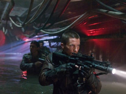 Fotograma de la película Terminator Salvation, interpretada por Christian Bale. Richard Foreman