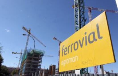 Construccion de Ferrovial en la Calle Guatemala, de Madrid.