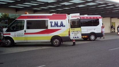 Una ambulancia en la Comunidad Valenciana, en una imagen de archivo.