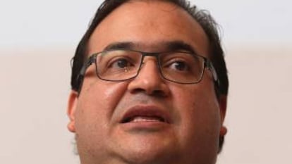 Javier Duarte en febrero de 2015