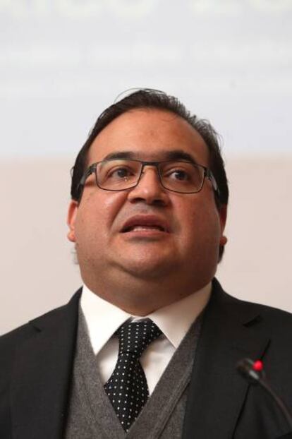 Javier Duarte en febrero de 2015