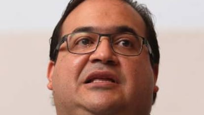 Javier Duarte en febrero de 2015