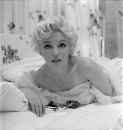 Marilyn Monroe, retratada por el fotógrafo y modista inglés Cecil Beaton.