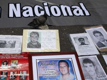 Fotografías de secuestrados por las FARC.