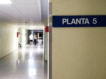 Unidad de Medicina Interna del hospital Príncipe de Asturias.