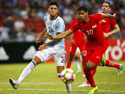 Correa se enfrenta al singapurense Irfan Fandi