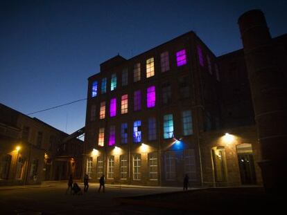 La Fabra i Coats con una instalaci&oacute;n realizada durante la pasada navidad.