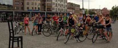 Tour ciclista por Cracovia.