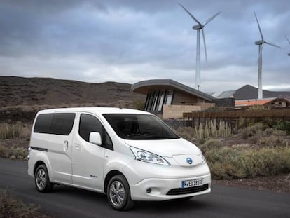 La furgoneta eléctrica Nissan e-NV200, una de las más vendidas del mercado. 