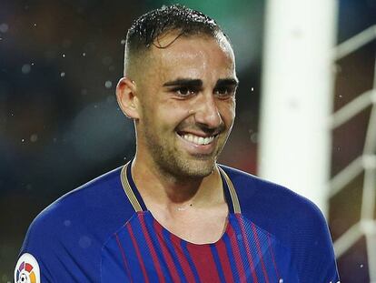 El jugador del FC Barcelona Paco Alcácer