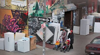 Calle de Brooklyn, cada vez más gentrificado.