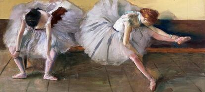 'Bailarinas', una obra de Edgar Degas.