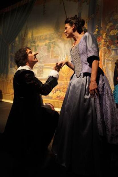 Una escena del montaje de Cyrano.