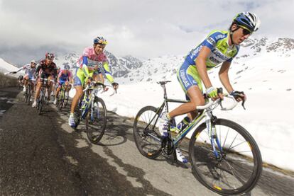 Imagen de la ascensión al Gavia en la última edición.