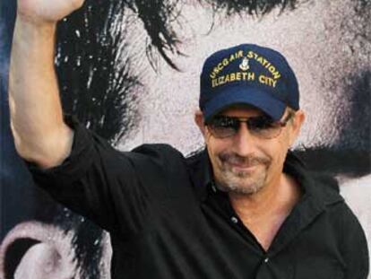 El actor estadounidense Kevin Costner, ayer en Madrid.