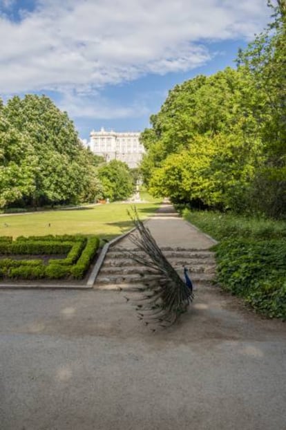 Los jardines del Campo del Moro, a los pies del Palacio Real de Madrid.