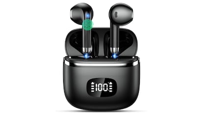 las mejores ofertas de amazon hoy en auriculares inalámbricos con panel led.