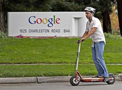 Exterior de la sede central de Google en Mountain View, California.