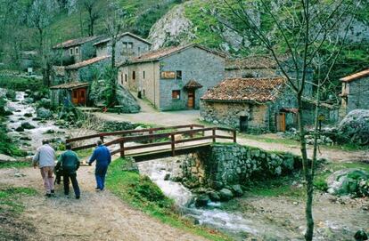 La localidad asturiana de Bulnes.