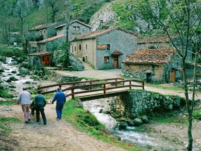 La localidad asturiana de Bulnes.