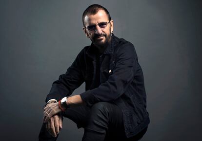 Ringo Starr posa en Nueva York en 2016.
