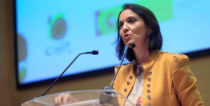 La ministra de Industria, Comercio y Turismo, Reyes Maroto.