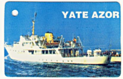 Imagen de postal del barco, que volvió al primer plano cuando Felipe González lo utilizó también como crucero de verano.