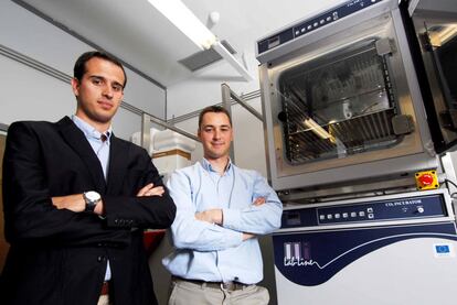 Pedro Moreo y Víctor Alastrué, directivos de Ebers Medical Technology.