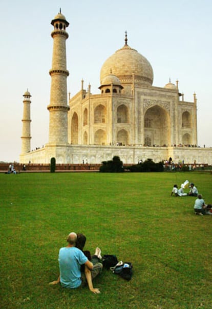 El Taj Mahal, en India, es uno de los 21 candidatos a ser elegido como una de las siete nuevas maravillas del mundo.