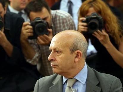 El ministro de Educación, José Ignacio Wert.