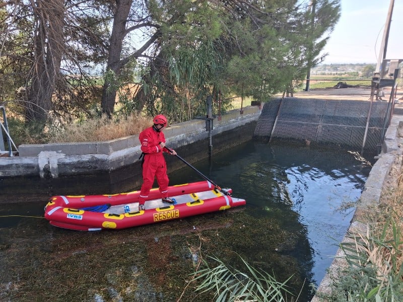 Una imagen de la acequia cedida por los Bombers. / Govern